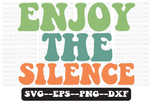 Enjoy the Silence Retro Svg Design Review