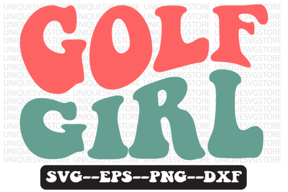 Golf Girl Groovy Retro Svg Design Review