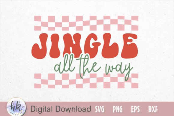 Jingle All the Way Retro SVG: A Designer’s Stitch Test