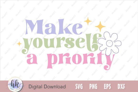 Make Yourself a Priority Retro SVG Review