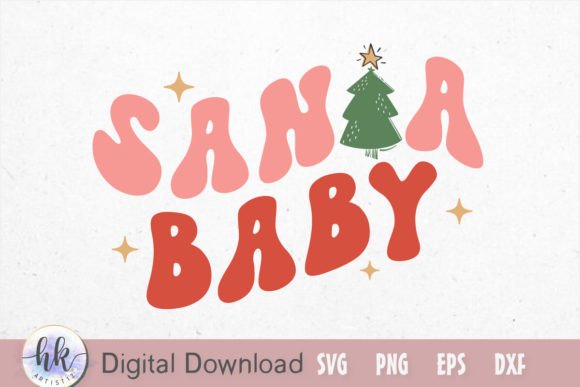 Santa Baby Retro SVG Review