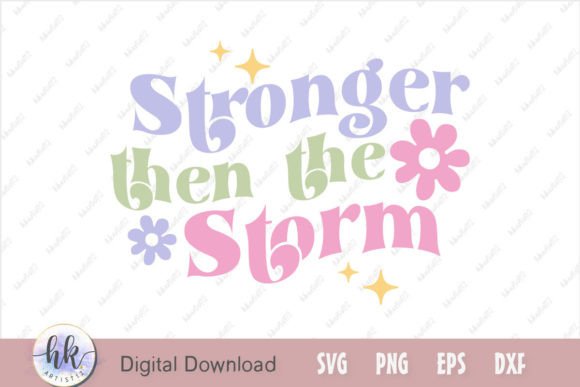 Stronger then the Storm Retro SVG Review