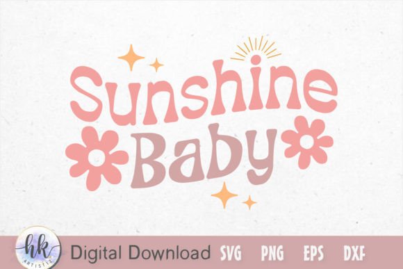 Sunshine Baby Retro SVG Review