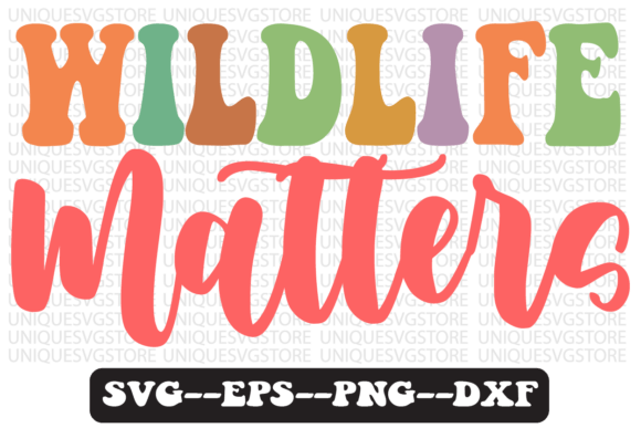 Wildlife Matters Groovy Retro Svg Design Review